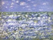 Claude Monet Waves Breaking painting